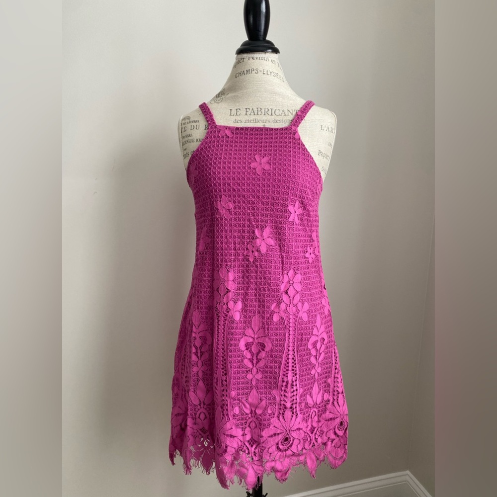 Francesca’s Embroidered Lace Dress Size Small
